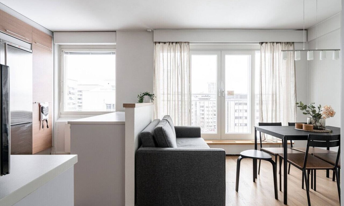 Tampere Apartment | 1BR with Sauna, Rooftop Terrace & Amazing Views