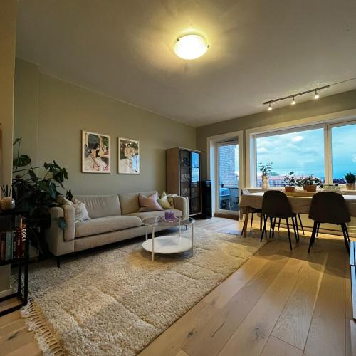 Oslo Apartment | Balcony with Sunset View from Sagene