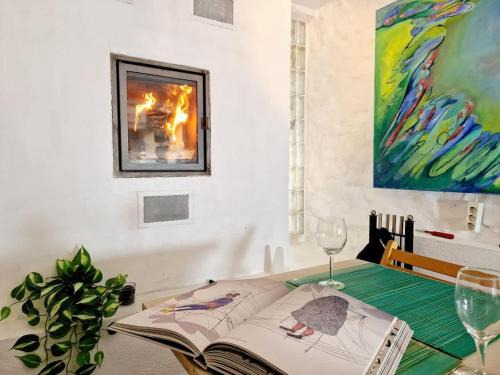 Bergen City Centre House | Beautiful condo near Bryggen Balcony Fireplace