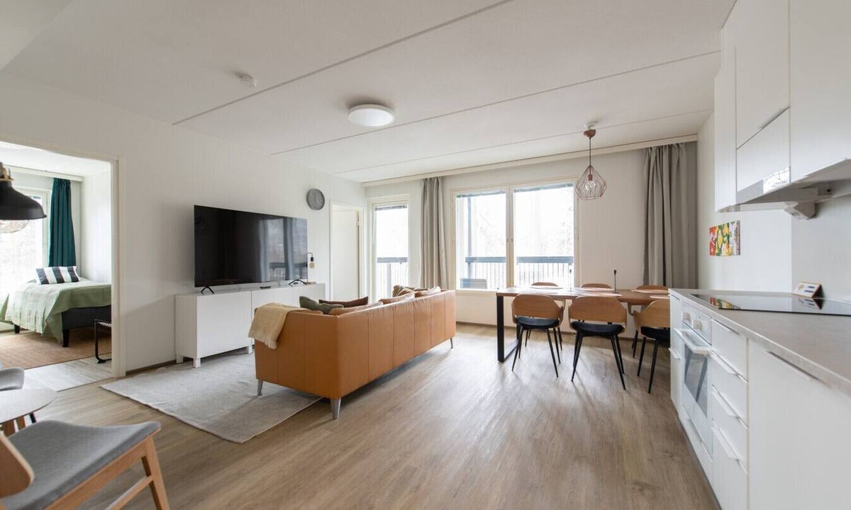 Jyvaskyla Apartment | Beautifully furnished family apartment - parking, sauna, balcony