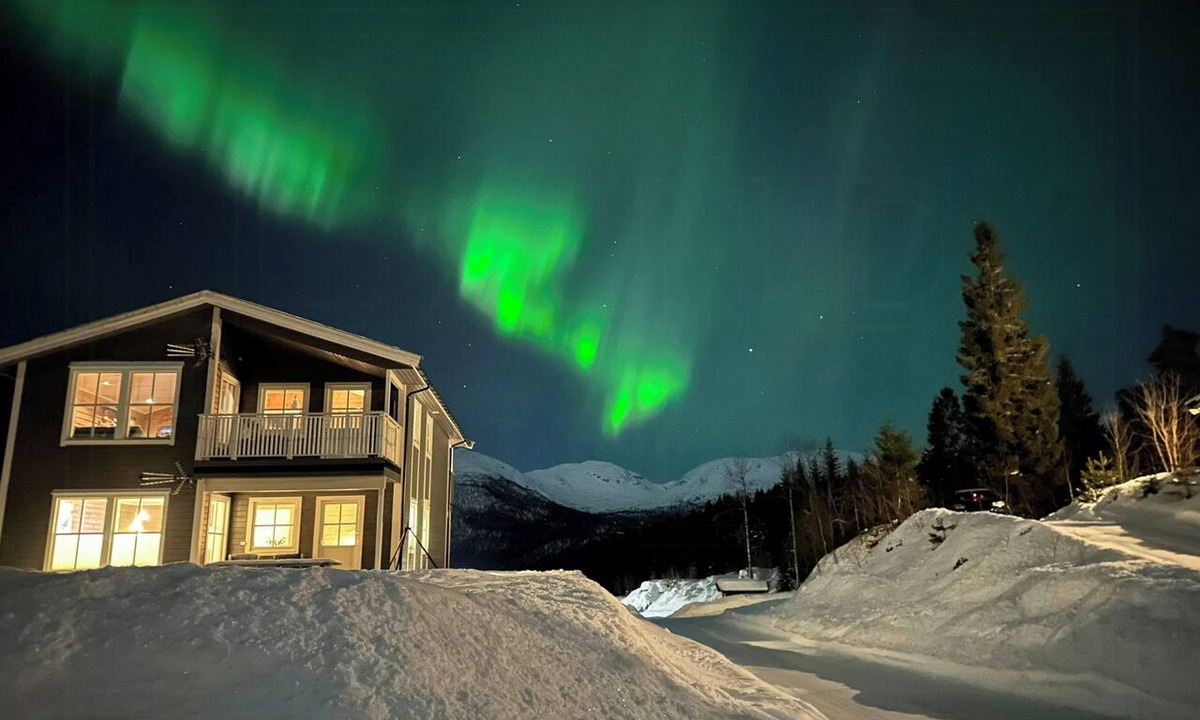 Stjordal Apartment | Bright apartment in Kvasshaugen holiday park