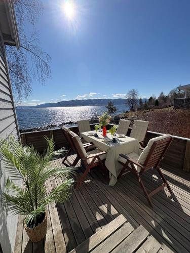 Hole Municipality House | Cabin with Private beach and fjord view Perfect for Coolcation and Calmcation