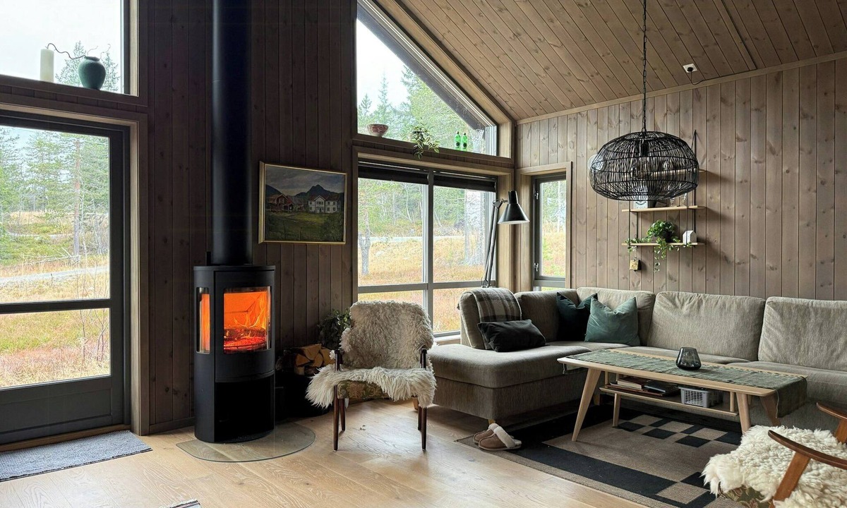 Krodsherad House | Cabin with sauna at Norefjell