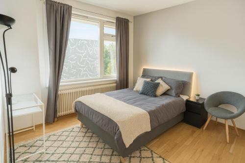 Majorstua House | Central Oslo - Deluxe Queen Bedroom in Majorstuen Bogstadveien Shopping