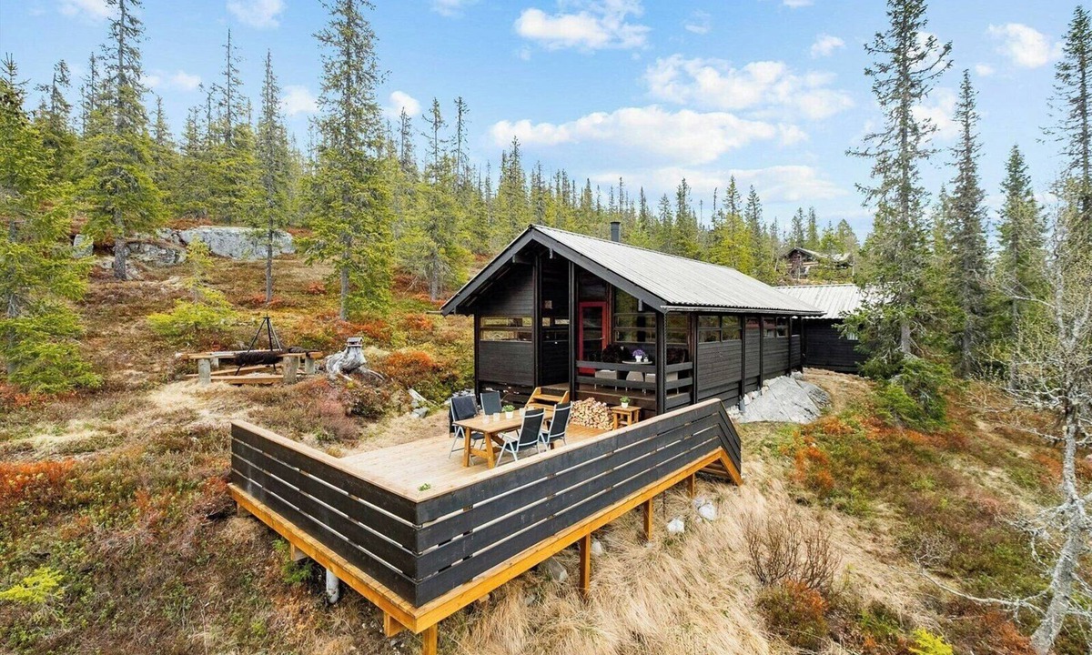 Fla Municipality House | Close to nature in Ål cabin at Haglebu