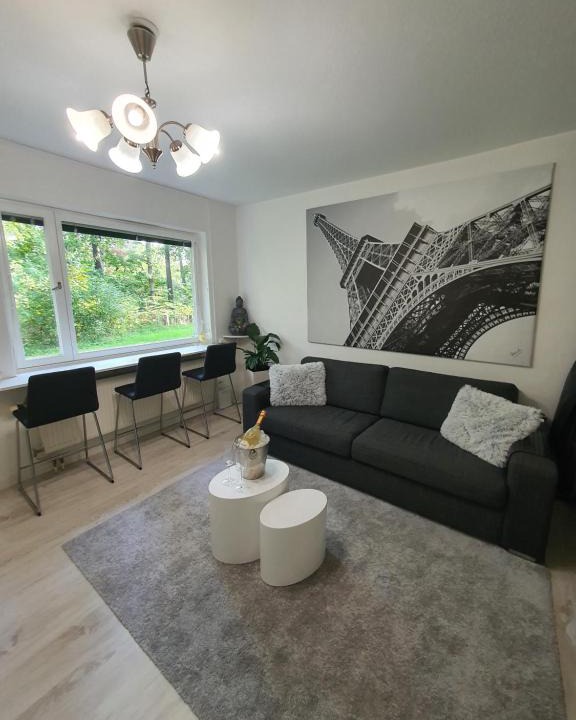 Hasselby Apartment | Close to the metro and the beach! with a view of the Scandinavian forest