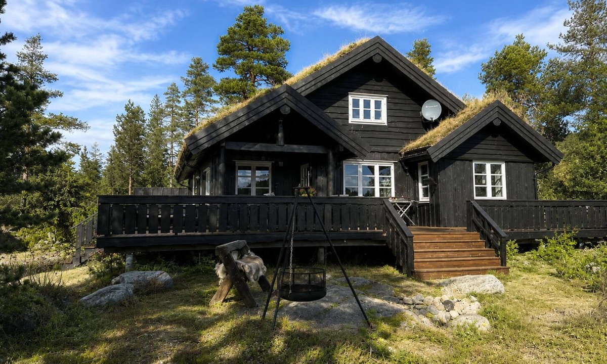 Sigdal Municipality Cabin | Cozy family cabin with sauna! Pets are allowed, up to 13 beds.