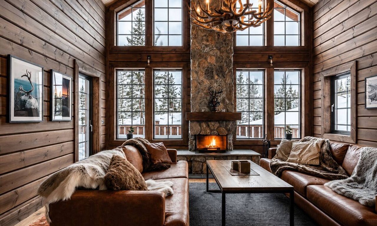 Idre Ski Chalet | Exclusive chalet with generous living spaces and sauna at Idre Mountain Lodge