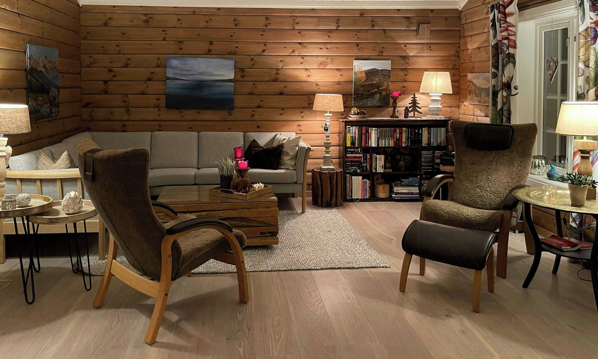 Kroderen House | Family-built cabin at the three line