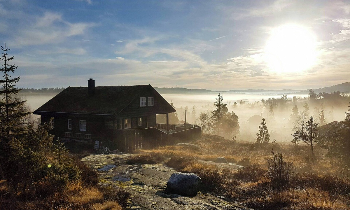 Nissedal House | Family cabin with a view at Kyrkjebygdheia
