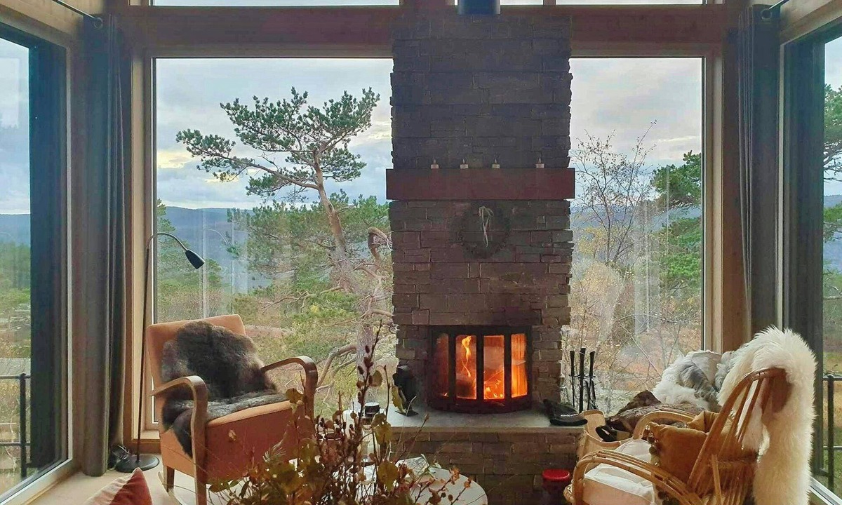 Øvre Ramse House | Family cabin with views in Hillestad