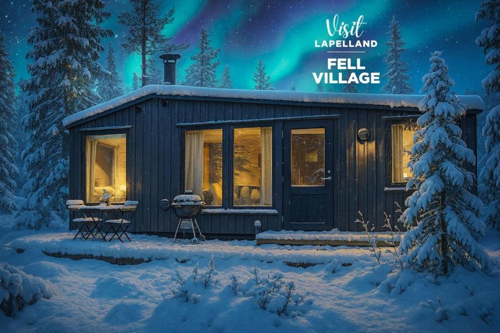Lampivaara House | Fell Village 10|Sauna|Fireplace|Nature|Luosto3min