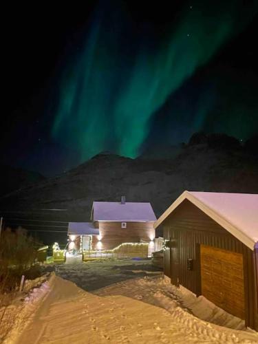 Botnhamn House | Fjordgård Mountain Aurora View