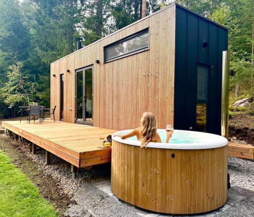Orby Other | Freyja Summer Forest Retreat Cabin with Private Outdoor Tub and Lakeside Views