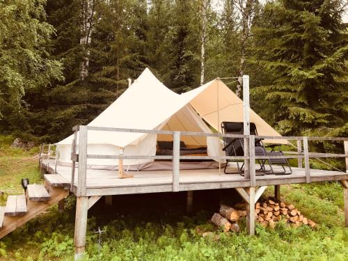 Strombacka Other | Glamping tent in a forest, lake view
