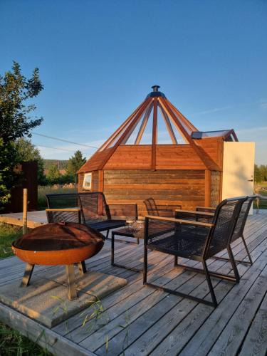 Nome Cabin | Lavvo med glasstak