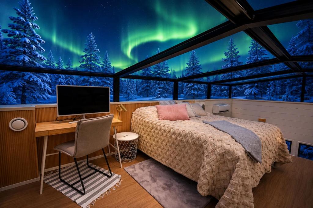 Sirkka Ski Chalet | Levi Glass Roof Lodge