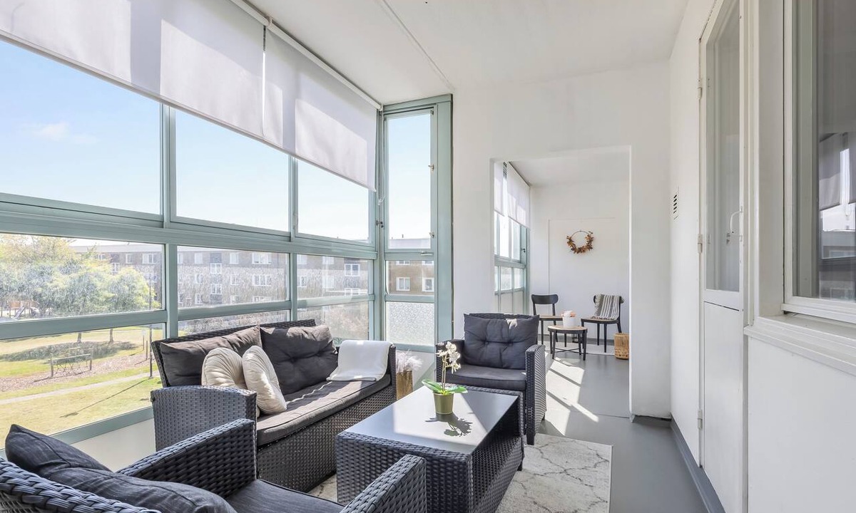 Rosengard Apartment | Luxury accommodations with a large balcony—a 5-minute walk from the shopping center and train station