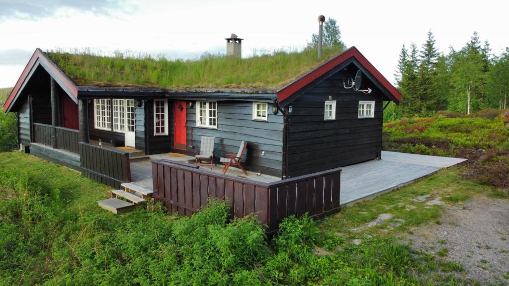 Lardal Municipality House | Middagslia - cabin at Skrim with amazing view