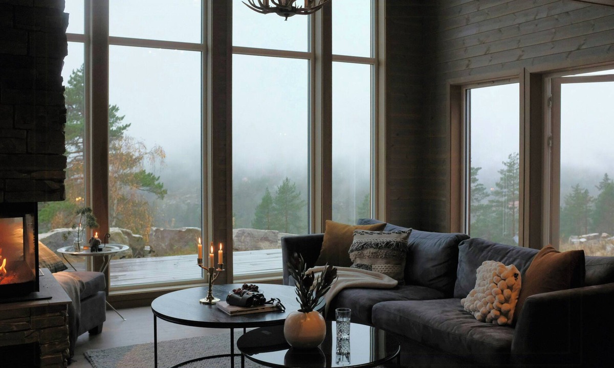 Hjartdal Municipality House | Modern cabin with Gaustatoppen views near Oslo