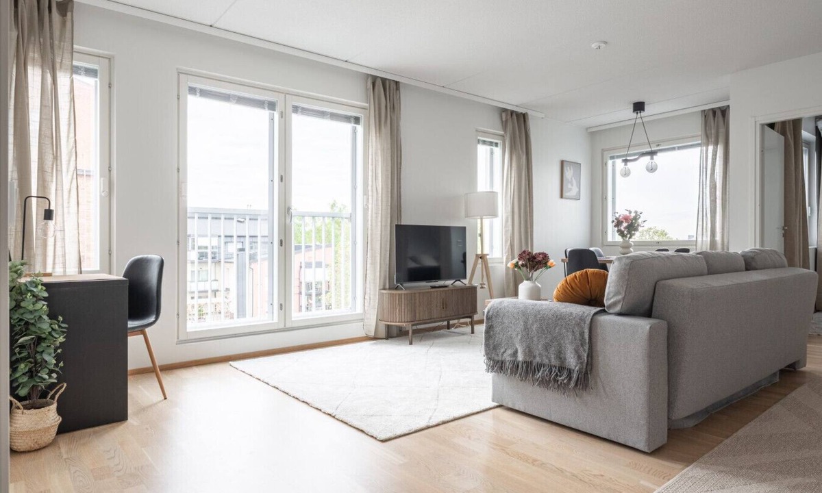 Kuopio Apartment | Modern Downtown 2BR Apartment & Sauna