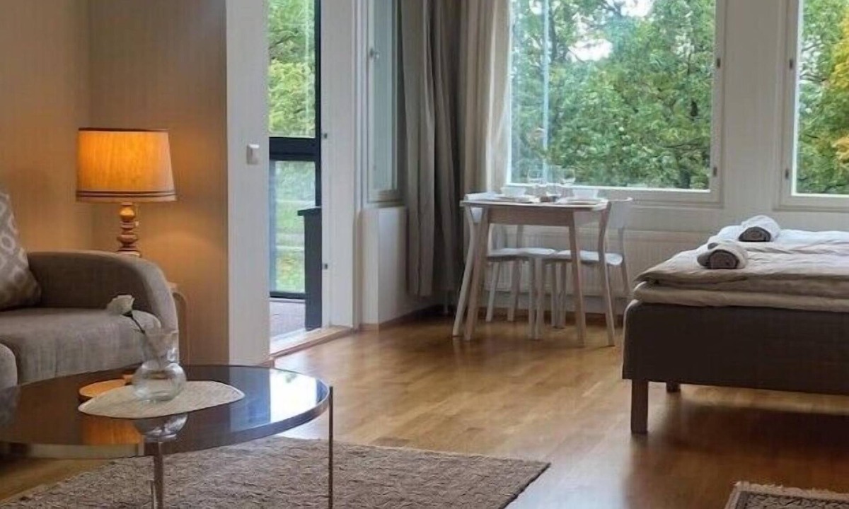 Turku Apartment | Modern home with a balconyn