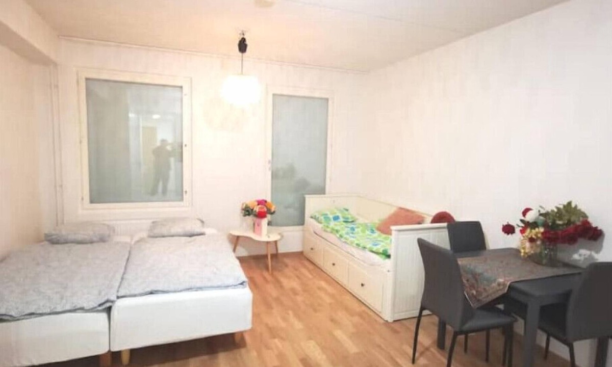 Vantaa Condo | Modern Ruby studio 5min to Airport 20min to center