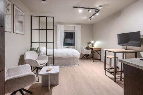Grimstad Apartment | Modern Studio Apartment, Parking included, Grimstad