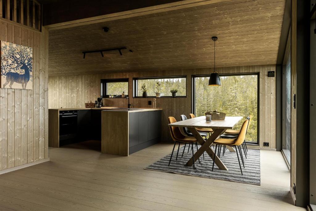 Kroderen House | Moderne hytte på Norefjell