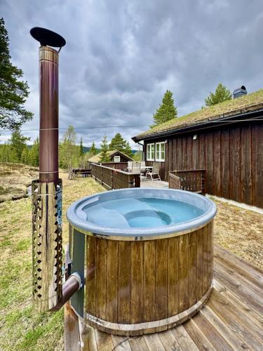 Nes House | Mountain Cabin Nesfjellet Sauna, Hot Tub & Skiing