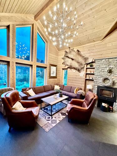 Myrkdalen House | Myrkdalen Lodge II, lux and cosy family cabin ski in and out