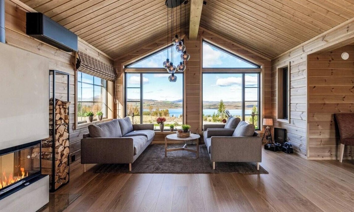 Gol Municipality House | New cabin with views of Tisleiefjorden