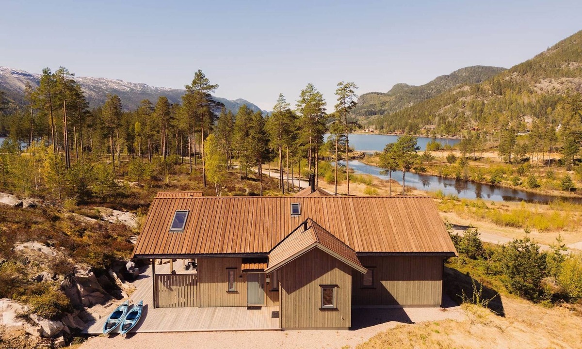 Vradal House | Nyborg Hytte with sauna