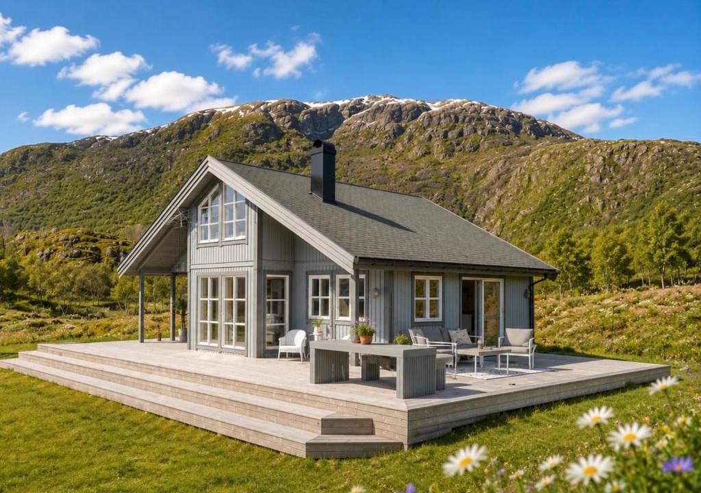 Klakksjorda House | Oceanview Cabin Sleeps 6 - Sauna - Private Terrace