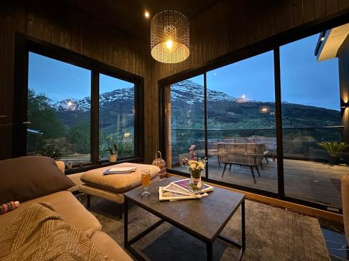 Olden House | Olden house fjord and sunset