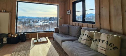 Sveio House | Panoramic Cabin With Forest And Mountain Views