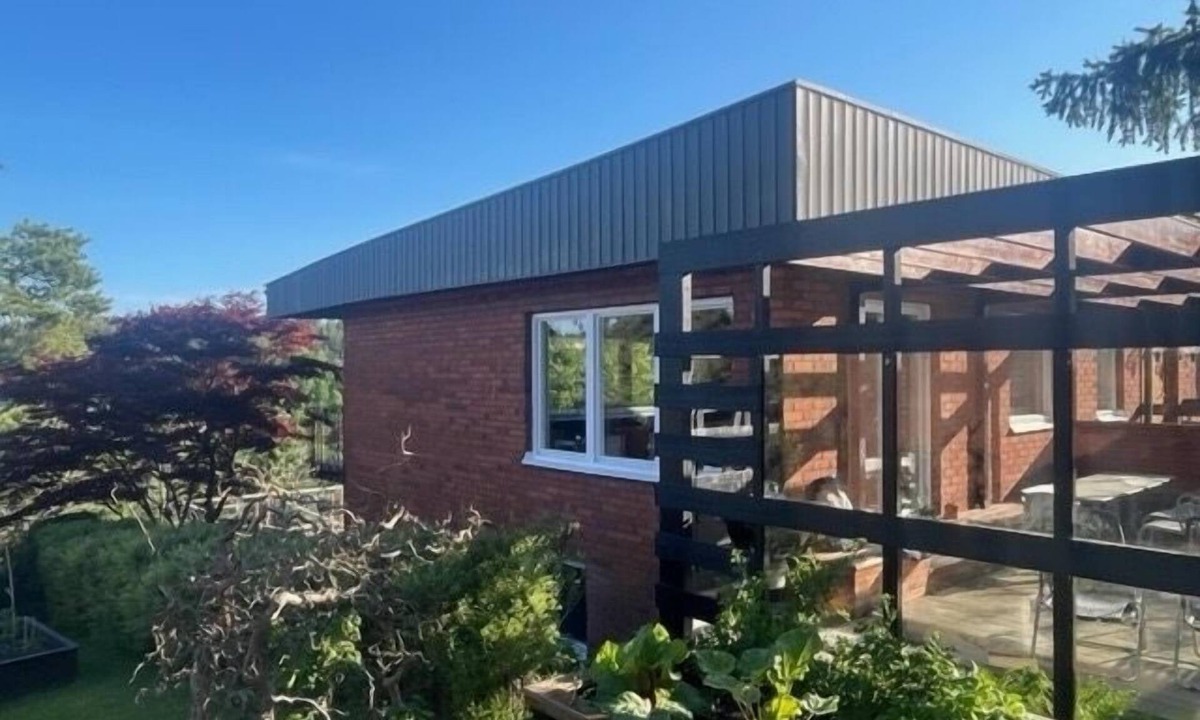 Saltsjobaden House | Refurbished 60s villa w astonishing tree top view, evening sun, close to the sea