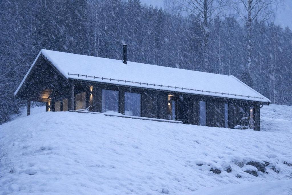 Krodsherad House | Robelia Hytte - Family cabin with hot tub and sauna, magnificent views