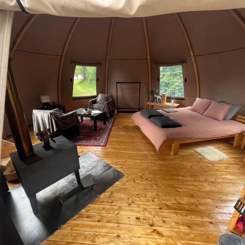 Strombacka Other | Romantic night in a dome tent lake view