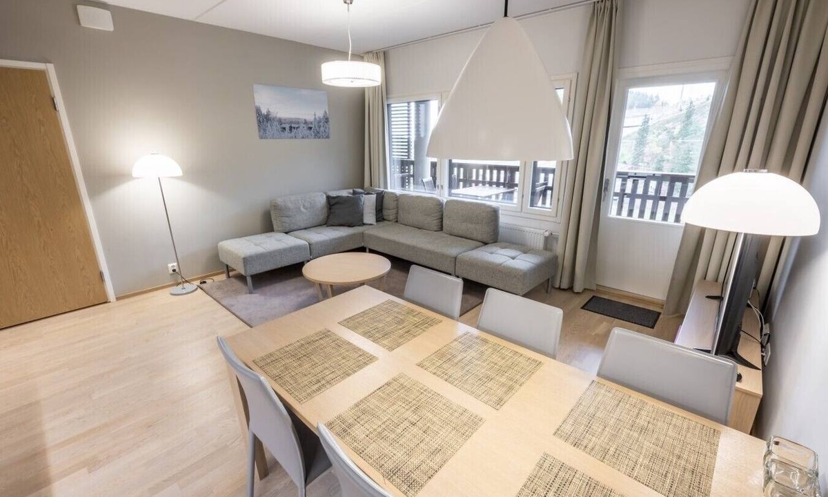Rukatunturi Apartment | Ruka Ski Chalets (81,5m²) with balcony and WiFi