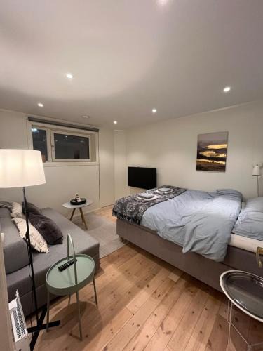 Tromso Apartment | Sentral og koselig 1-rom studioleilighet med stort badeværelse