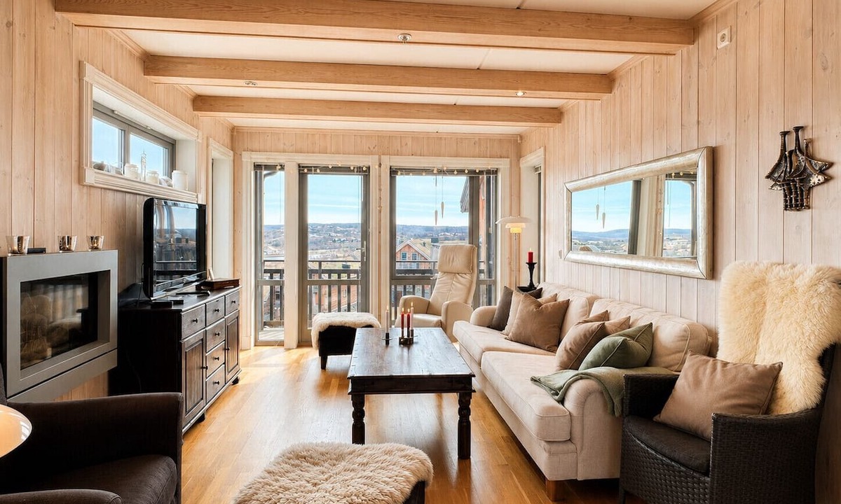Hol Municipality Apartment | Ski-in/ski-out at Kikut, Geilo – apartment with sauna