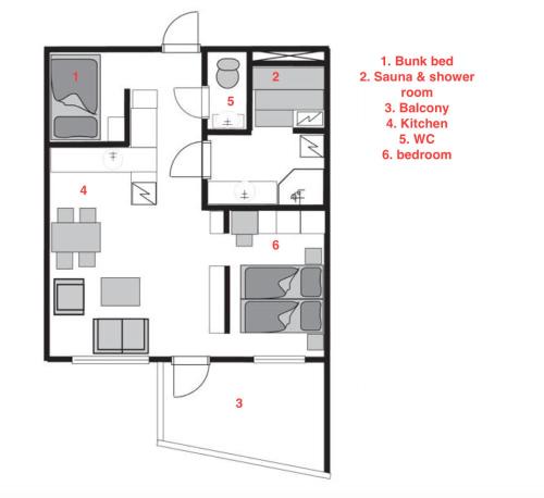 Tahkovuori Apartment | Tahkovuori Chalets B 601