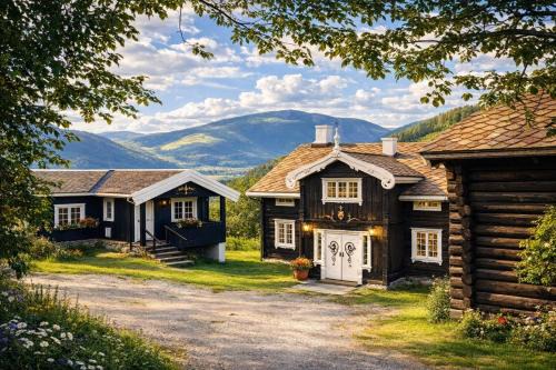 Hundorp House | Traditional timber farm with Sauna & Wi-Fi