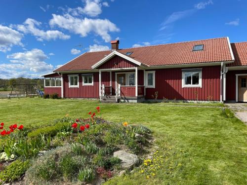 Sollebrunn Villa | two-story house with lake view