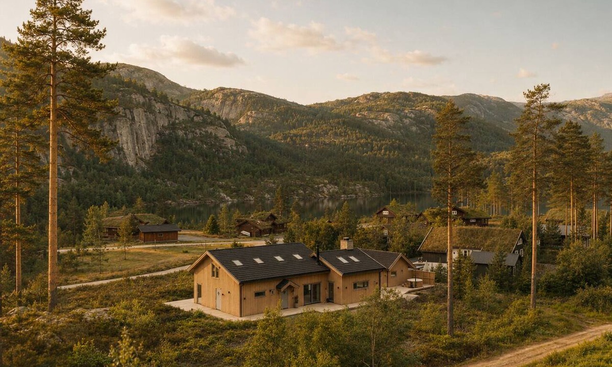 Vradal Villa | Villa Fell Fjord with sauna & jacuzzi