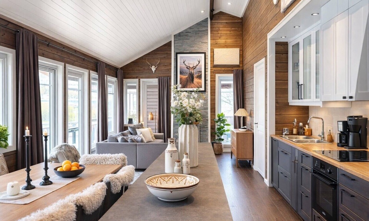 Myrkdalen Apartment | Voss- Myrkdalen|Mountain view |Stunning apartment|Free parking and car charging.