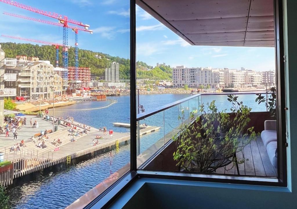 Gamle Oslo Apartment | WOW! Fjord View - designer apartment, 2 bedrooms, sleeps 6 people