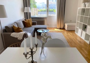 Beautiful flat with privateterrace close to Globen