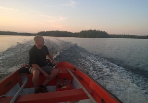 Cottage by the lake Örsjön with free Wi-Fi and its own private rowing boat
